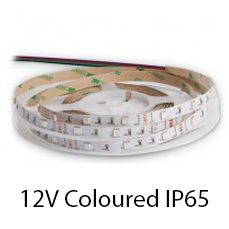 12v Coloured IP65 LED Strips