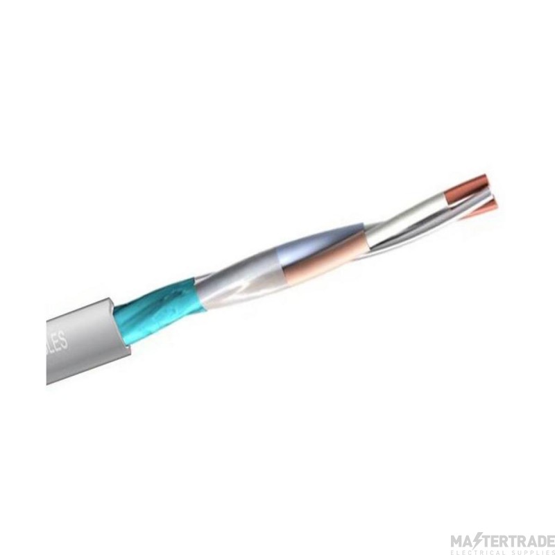 AEI 2-Core+Earth 2.5mm Fire Performance Enhanced Cable White 100M