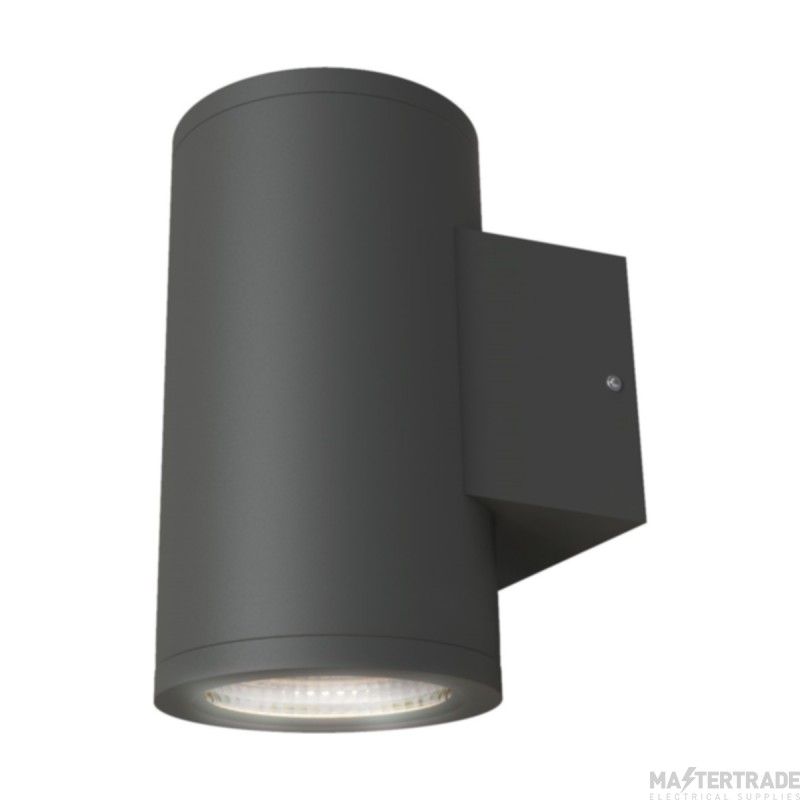 Ansell Antila 11W LED Up & Down Wall Light 4000K IP54 Graphite