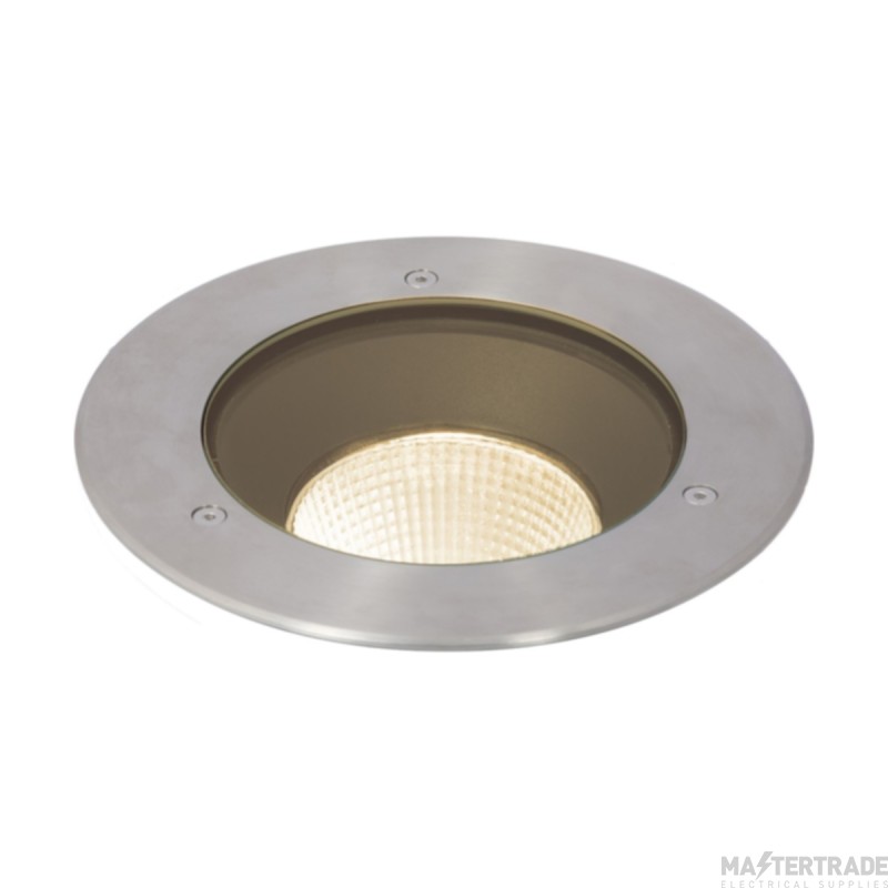 Ansell Turlock 8W LED Recessed IP67 Groundlight 3000K Stainless Steel