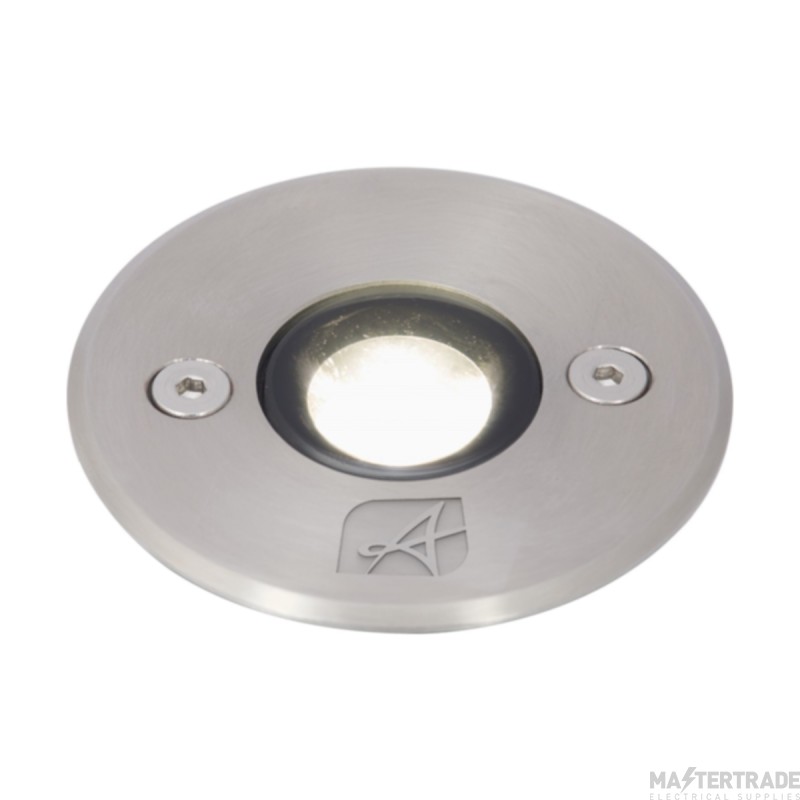Ansell Turlock 3W LED Recessed IP67 Groundlight 4000K Stainless Steel