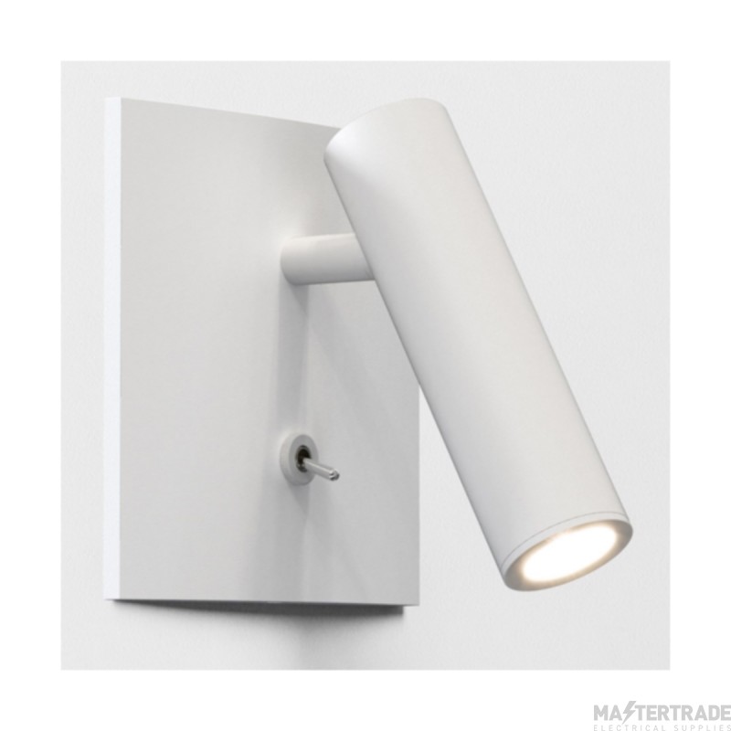 Astro Enna Wall Light Square Switched c/w LED & Driver IP20 3W White Painted
