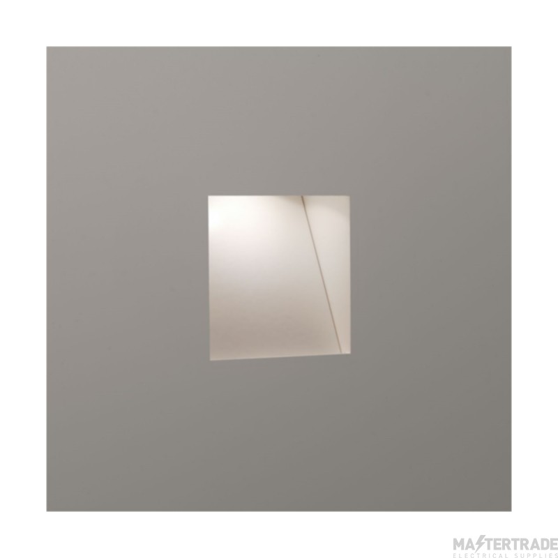 Astro Borgo Trimless 65 LED 2700K Indoor Recessed Wall Light in Matt White 1212028