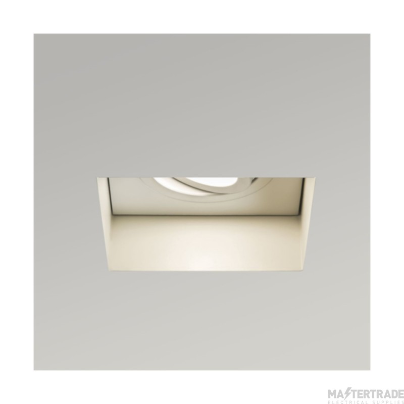 Astro Trimless Square Adjustable Fire-Rated Indoor Downlight in Matt White 1248007