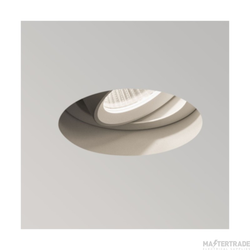 Astro Trimless Round Adjustable LED Indoor Downlight in Textured White 1248010