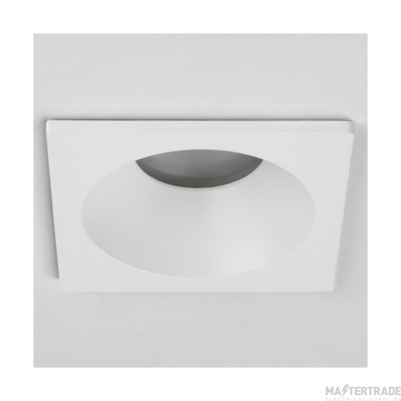 Astro Minima Square Fixed IP65 Bathroom Downlight in Matt White 1249018