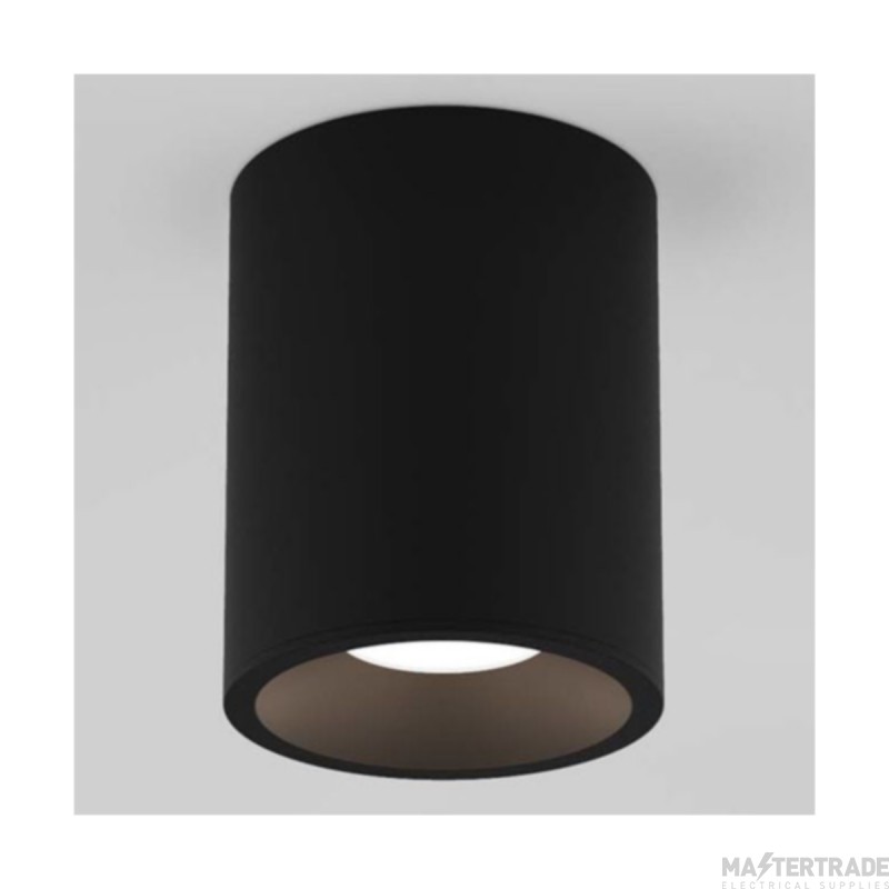 Astro Kos Spotlight Round 100 LED 3000K IP65 Dimmable 5.9W 329lm 100x80mm Textured Black