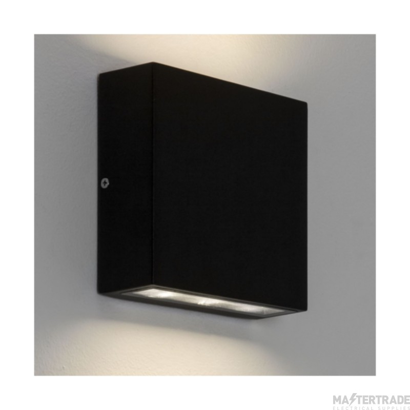 Astro Elis Twin LED Outdoor Wall Light in Textured Black 1331002