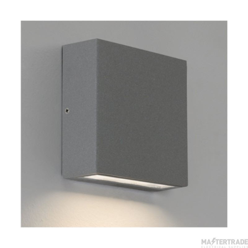 Astro Elis Single LED Outdoor Wall Light in Textured Grey 1331010