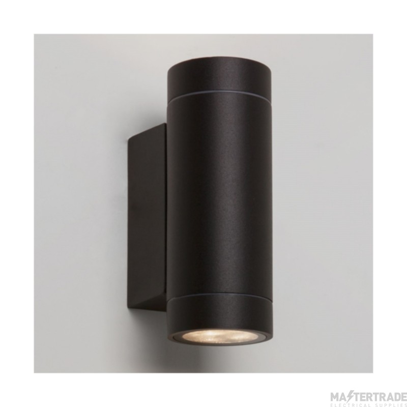 Astro Dartmouth Twin LED Outdoor Wall Light in Textured Black 1372006