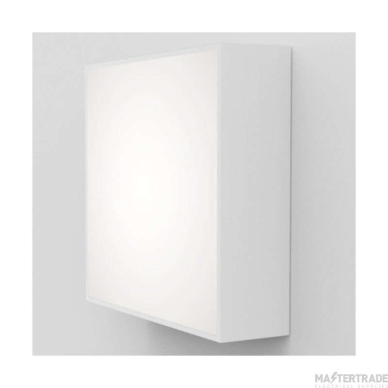 Astro Kea 240 Square Outdoor Wall Light in Textured White 1391007