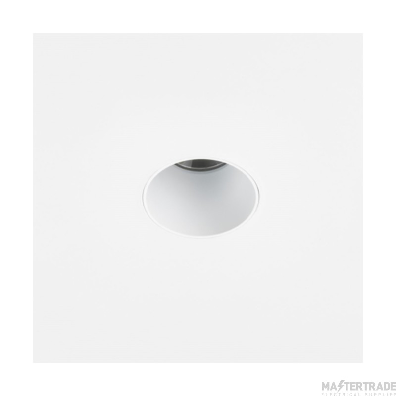 Astro Void Downlight 55 Round Recessed COB c/w 3000K LED Excl Driver IP65 6.8W 163x121mm White