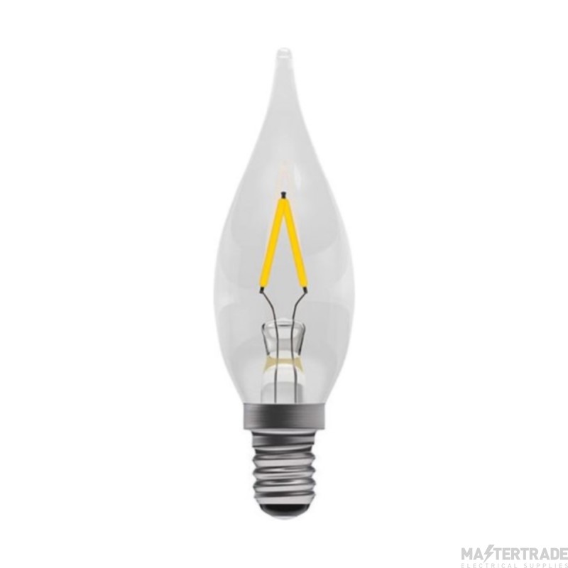 BELL 1W LED Filament Chandelier Lamp SES 2700K Clear