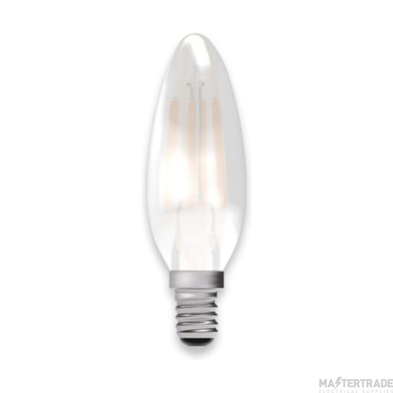 BELL 4W LED Filament Dimmable Candle Lamp E14/SES 2700K Satin