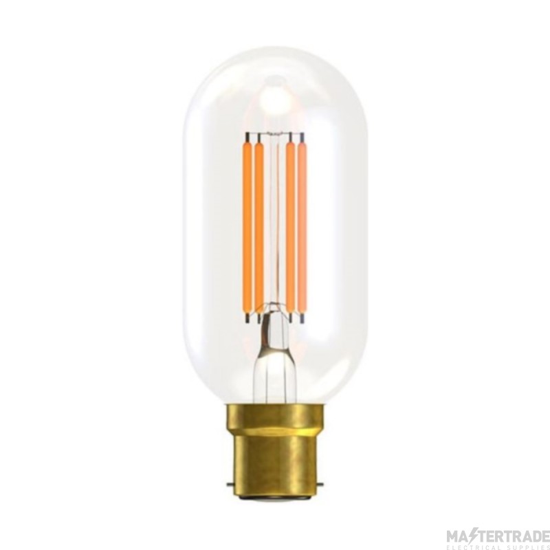 BELL 4W Filament Clear Tubular Short LED Lamp BC/B22 2700K 470lm