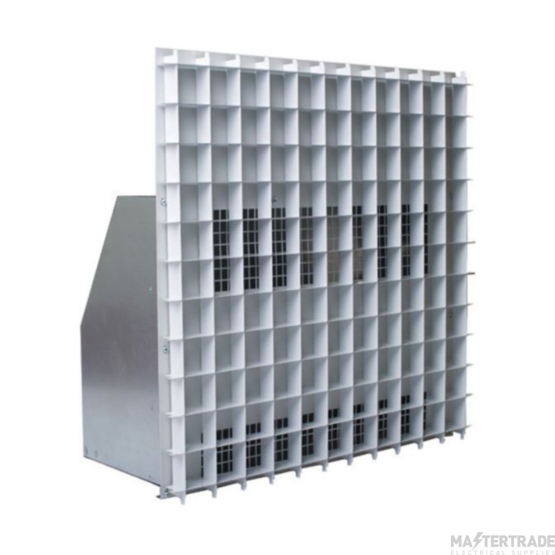 Turnbull & Scott Heater Ceiling Recessed c/w Switch Diffuser 4500W 230V White Aluminium