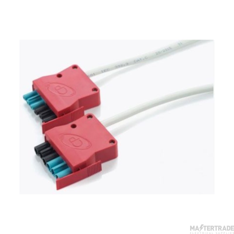 CP Electronics Lead 6P 4 Core Luminaire Extender Black/Blue Coding c/w Red Plug 1.5mmx5m LSF