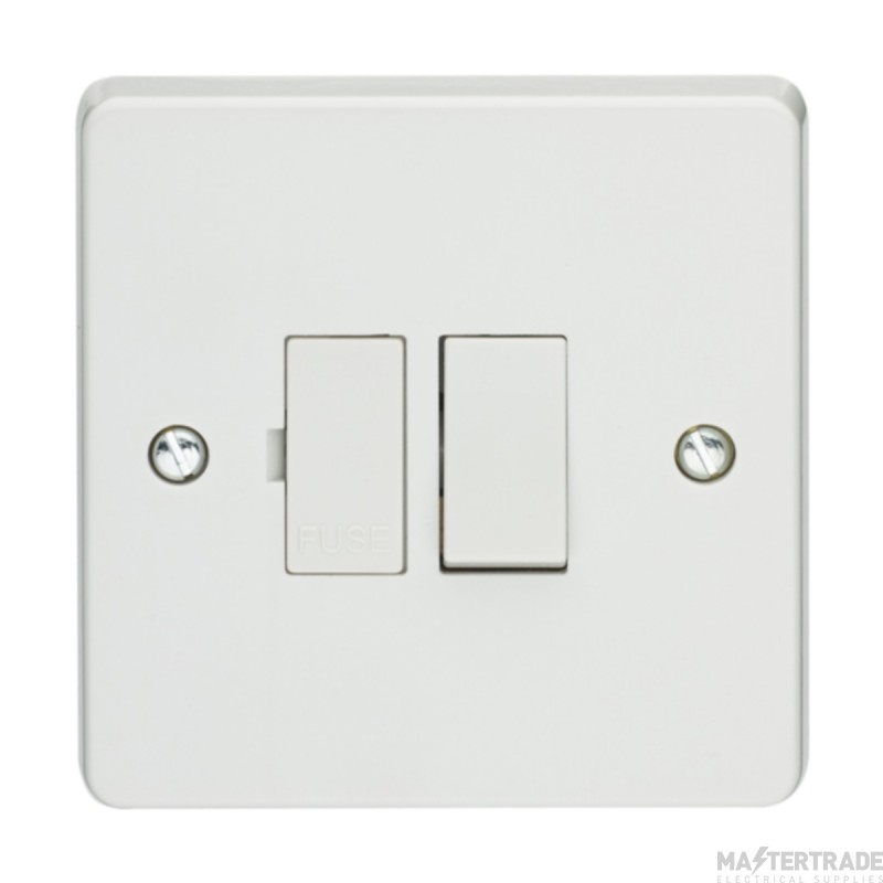 Crabtree Capital 1 Gang DP 13A Fused Connection Unit White