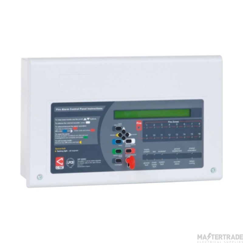 C-TEC XFP 1 Loop 16 Zone Addressable Fire Alarm Panel (XP95/Discovery Protocol) (XFP501E/X)
