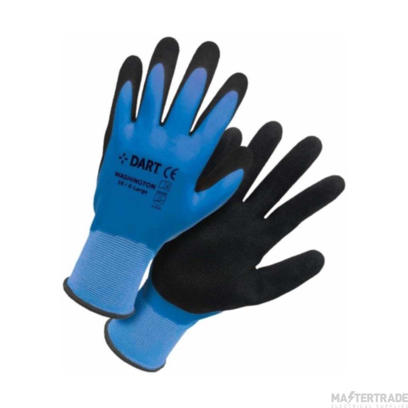 DART WASHINGTON-L Gloves Size L 9 Blu