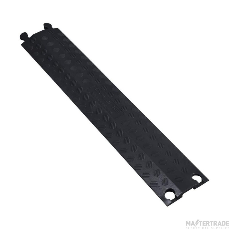 D Line Single Channel Drive Over Cable Protector 765x133x22mm Black