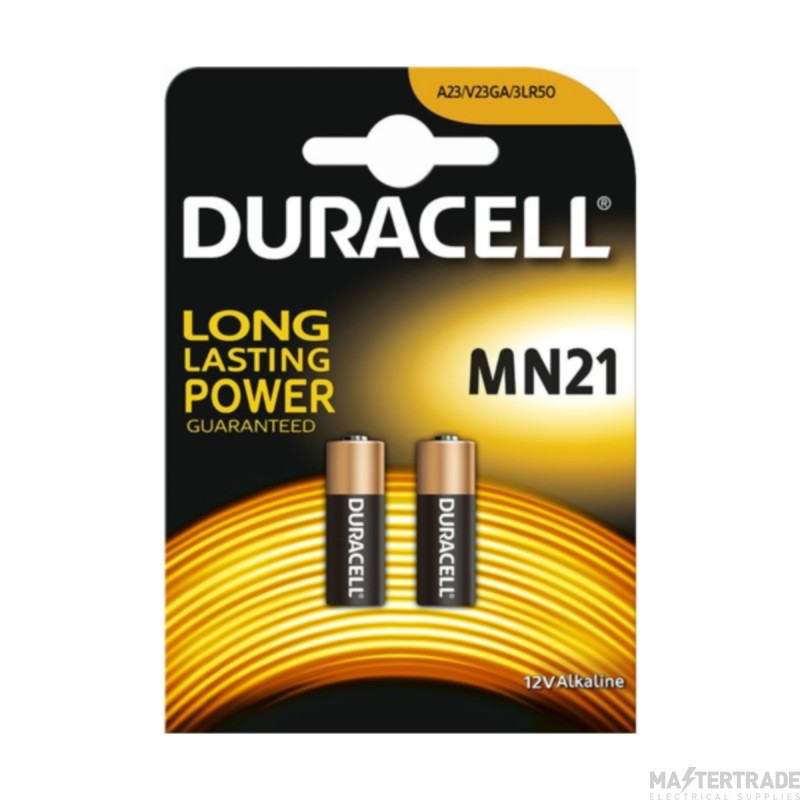 Duracell Battery MN21 Security Pack=2 12V Alkaline
