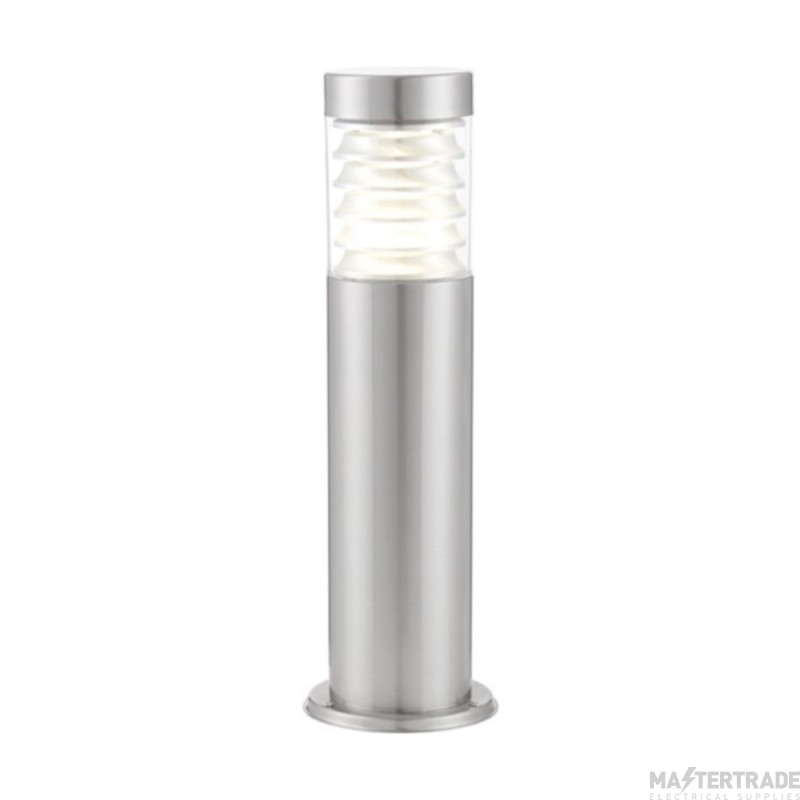 Endon Equinox LED Post Outdoor Light In Marine Grade Brushed Stainless Steel Height: 500mm