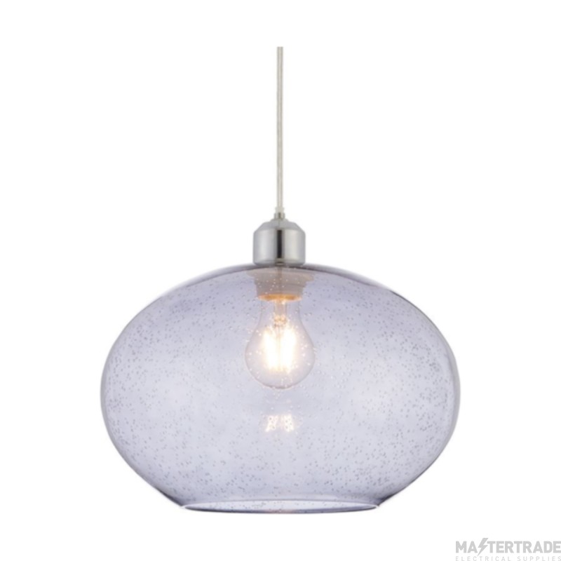 Endon Dimitri Non Electric Shade With Grey Glass Bubbles