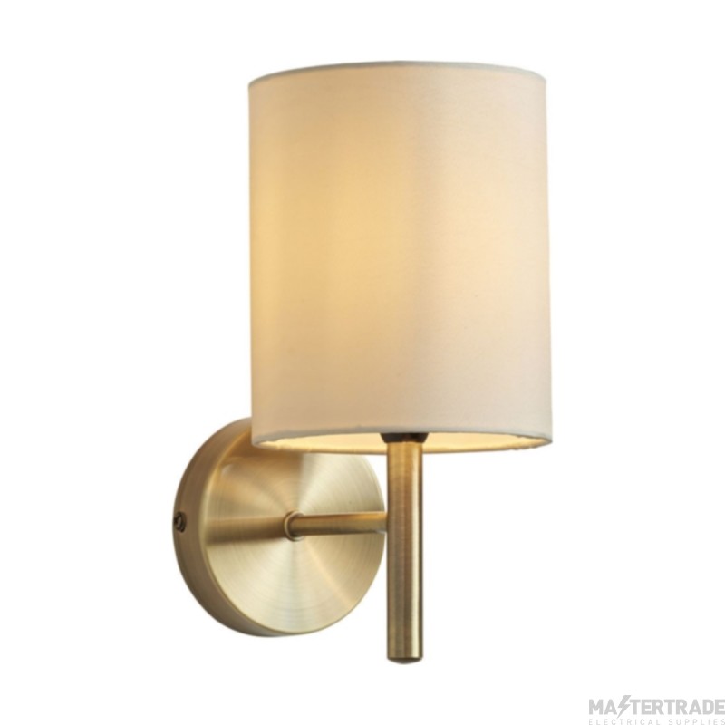 Endon 1 Light Wall in Antique Brass Finish
