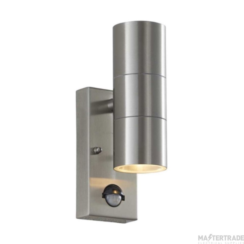 Endon Outdoor Stainless Steel Sensor Double Wall Light