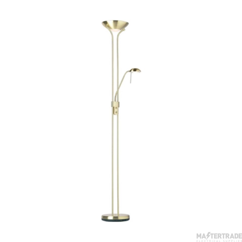 Endon Mother And Child Lamp in Satin Brass