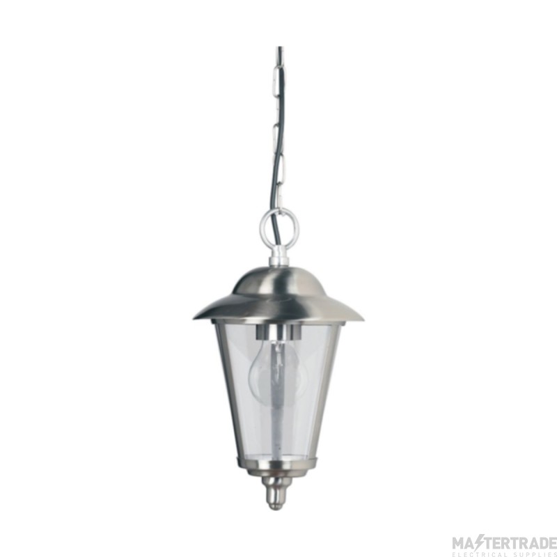 Endon Exterior Chain Lantern In Stainless Steel