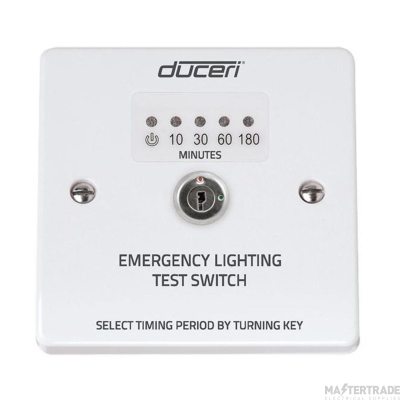 ESP DUCERI Switch Emergency Lighting Test LED Indicators