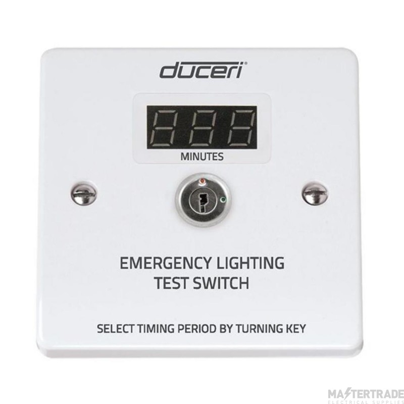 ESP DUCERI Switch Emergency Lighting Test LCD Display