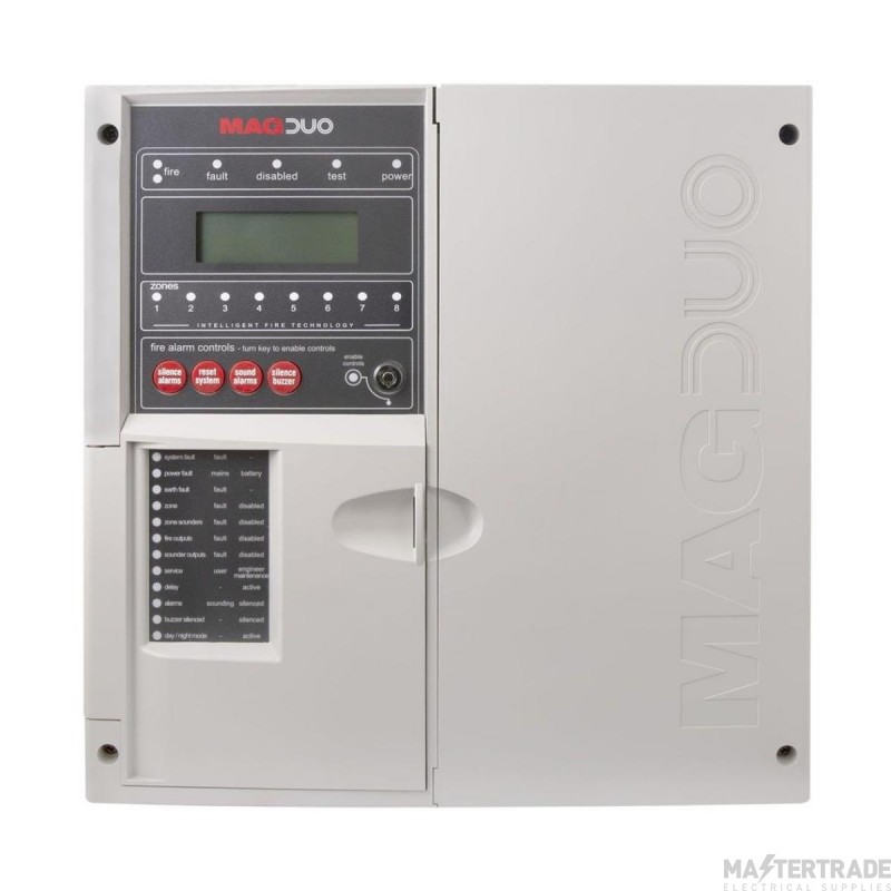 ESP MAGDUO Fire Alarm Panel 4 Zone 2 Wire Grey