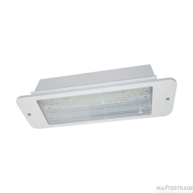 Eterna Luminaire LED 3hrM Recessed Fitting 6500K 5.2W White