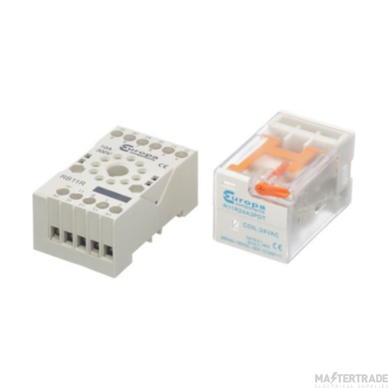 Europa Relay Octal 11 Pin 3PCO 10A 12VDC