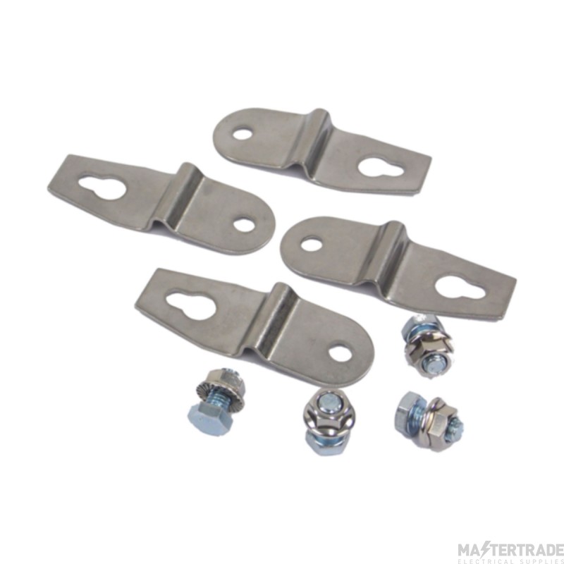 Europa Bracket Fixing for Steel Enclosure Pack=4 Stainless