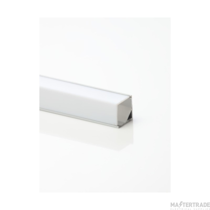 Electralite 16mm 45deg Corner Surface Profile Aluminium 2M
