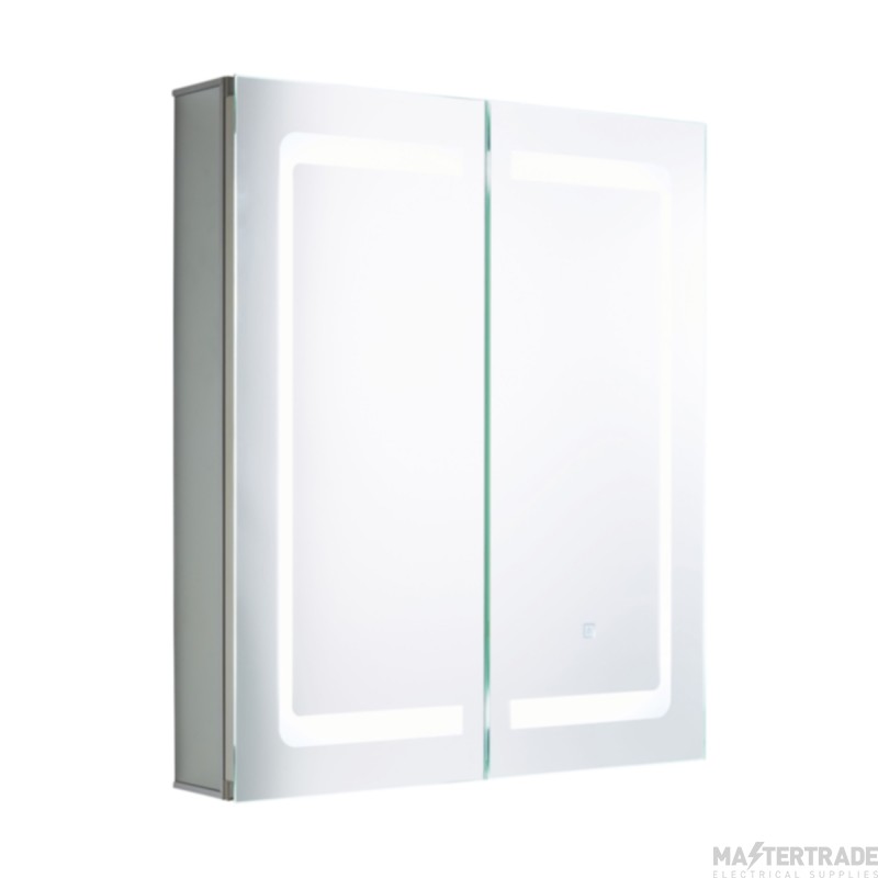 Forum Hym Daylight Illuminated 2 Door LED Bathroom Mirror Cabinet 34W 5000K