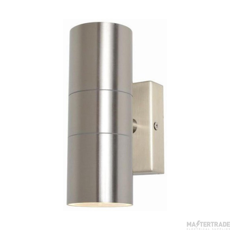 Forum Stainless Steel Zinc Leto Outdoor Up & Down Wall Light, IP44