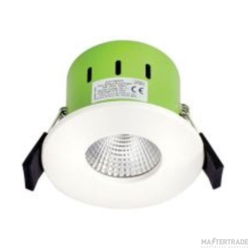 Greenbrook Fixed LED Fire Rated Downlight 4000K Dimmable White