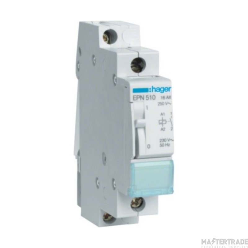 Hager Relay 1NO Latching 16A 230V 50HZ