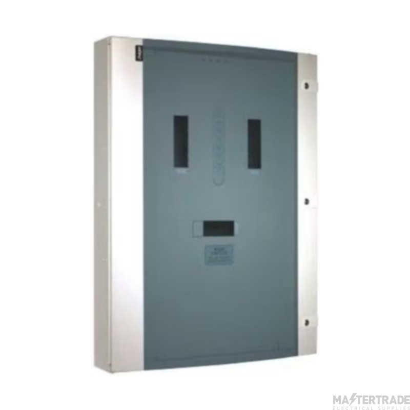 Hager Invicta 3 Panelboard 8 Way 125A Outgoers Glazed Door 400A