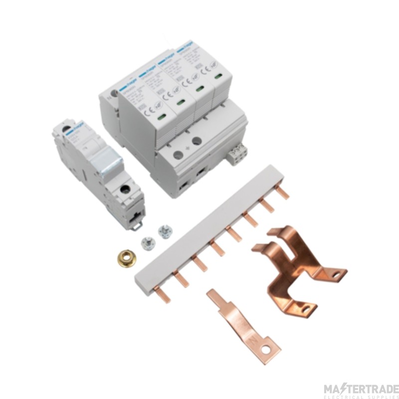 Hager JK102SPD Type 2 Surge Protector Kit for TPN Boards 125A