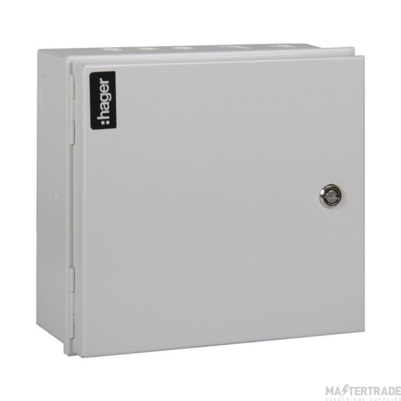 Hager JK114A 16 Module TPN/A Distribution Board Plain c/w 100A Switch