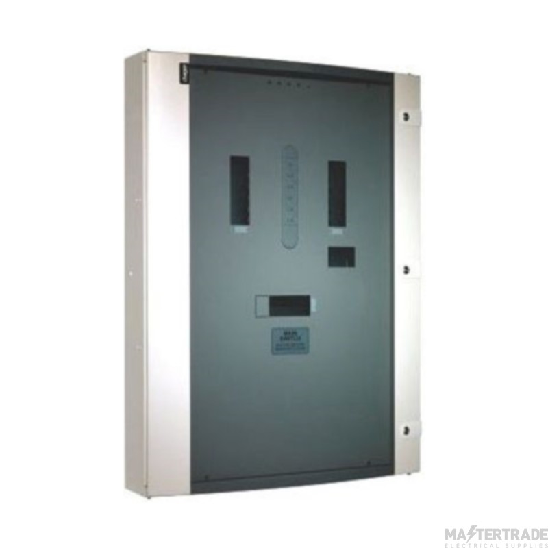 Hager Invicta 3 Panelboard 8 Way 125A Outgoers Plain Door 250A