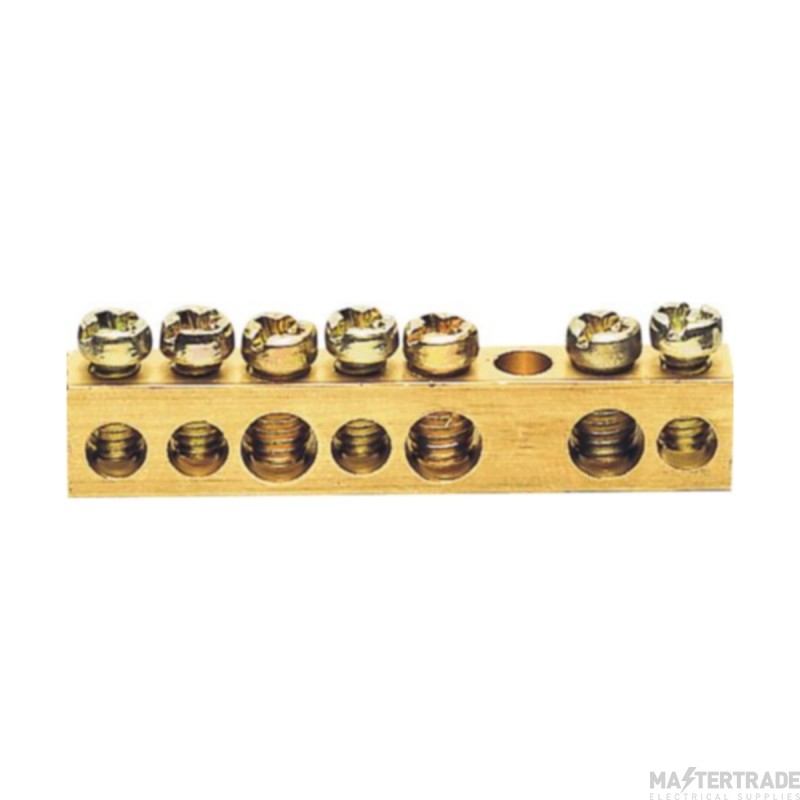 Hager K142 49mm Brass Terminal 7 Connections