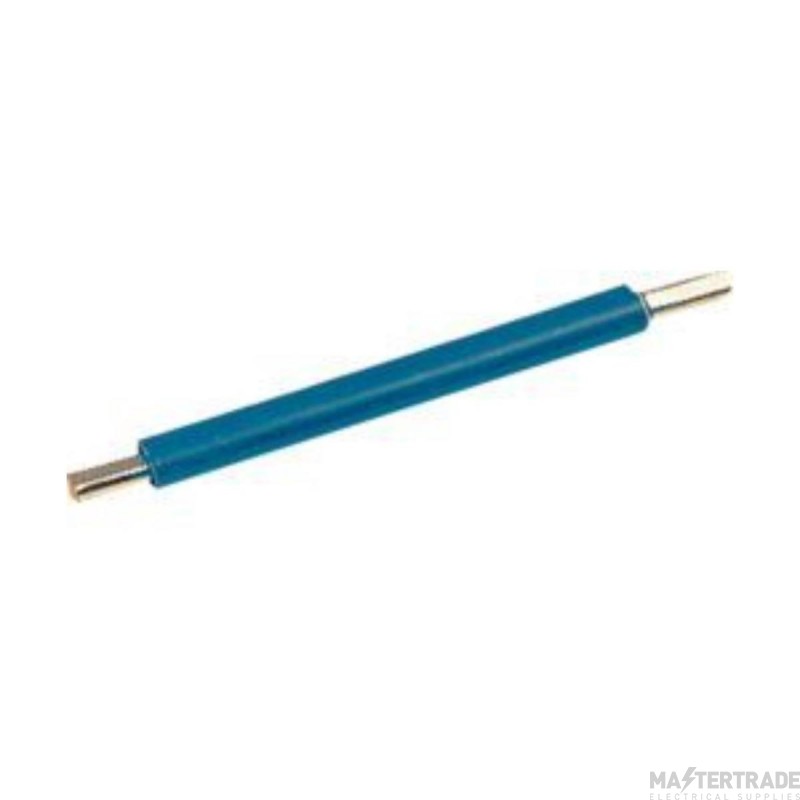 Hager KE04B 355mm Flexible Insulated Link Blue