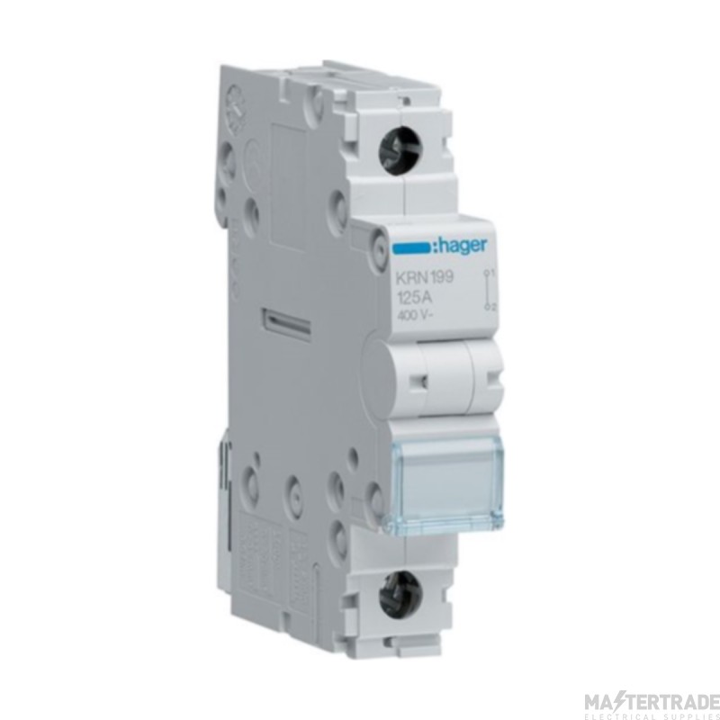 Hager Commercial Terminal Block Neutral Connecting 125A